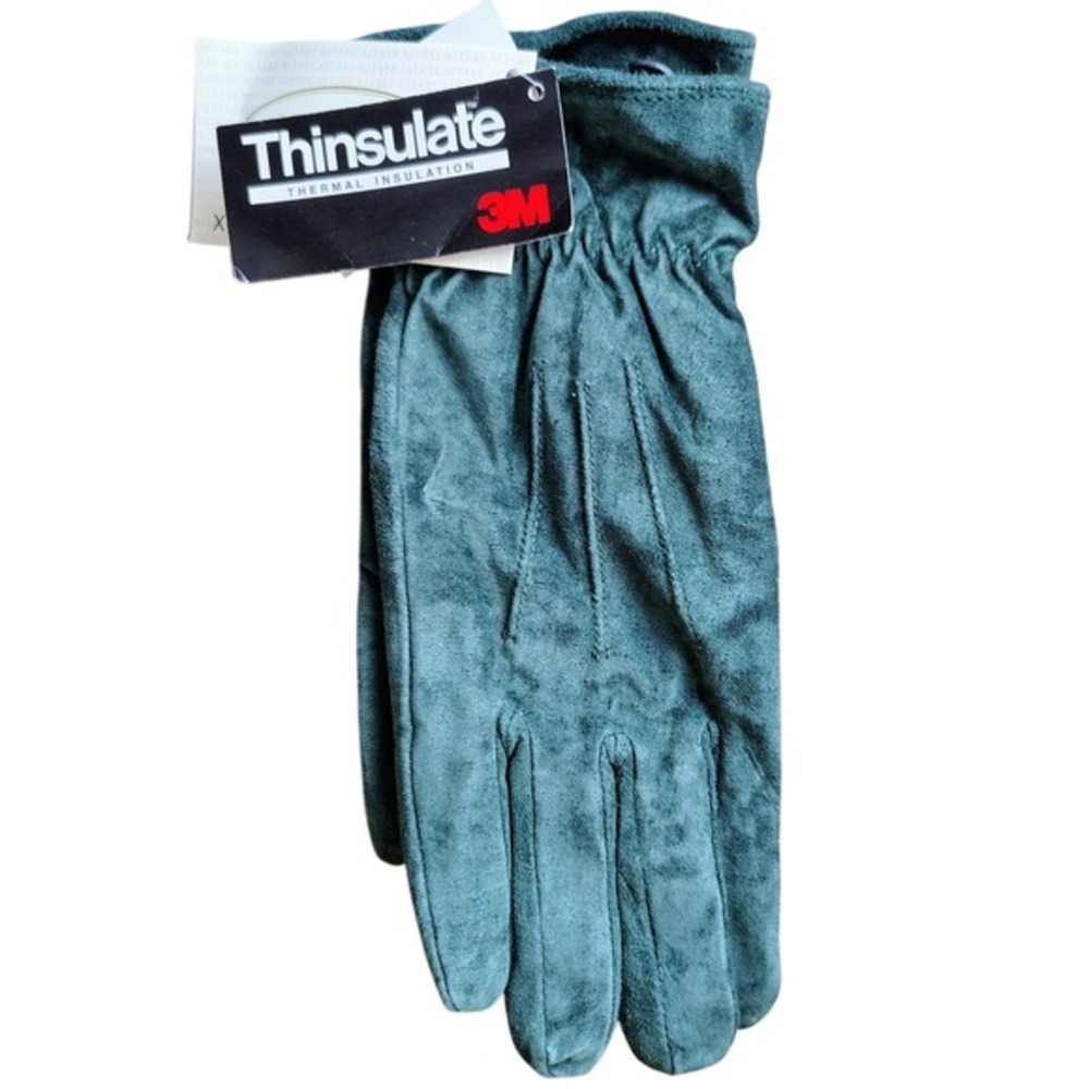 Altare Hunter Green Suede Thermal Insulated Gloves XL NEW work‎ snow warm comfy